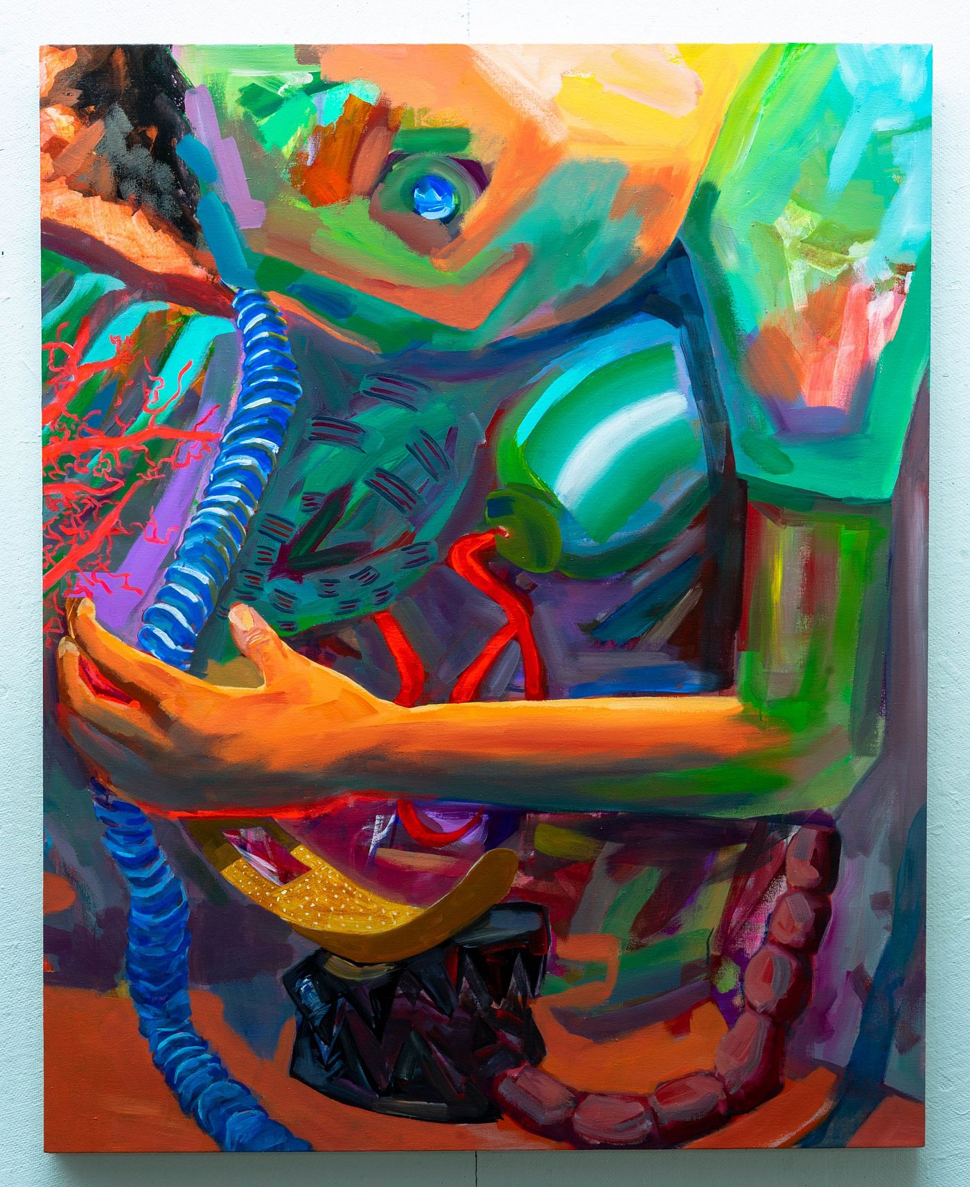Me and Your Stomach 2020 Acrylic on Linen 40x 60