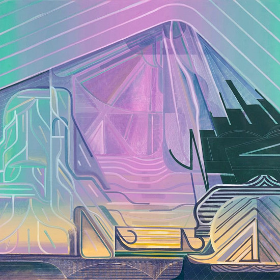 Tom Burckhardt '86, Hermitage, (2025), oil on linen (Photo: Jay Stern / Courtesy the artist and High Noon Gallery).