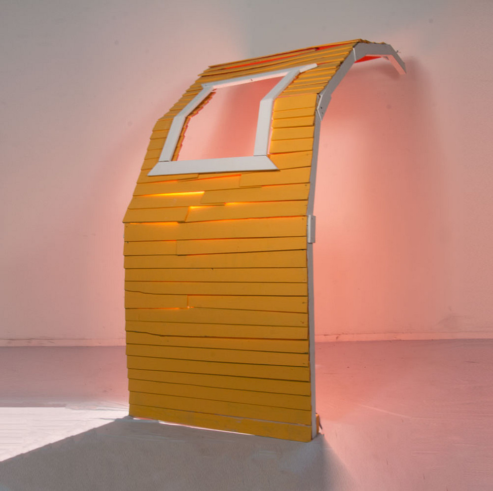 El Doblado, wood, 3'x6'x7', 2019