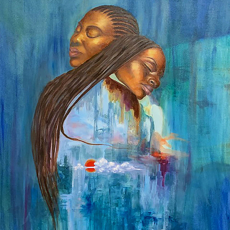 Kalila Abdur-Razzaq, Pilate, 2020, Oil on Canvas , 36 x 48 ©Kalila Abdur-Razzaq