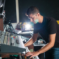 Phil Moffa in his studio, Butcha Sound, in midtown Manhattan