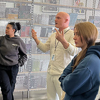 Arts Management students in Museum Visitor Research class at the New Museum in New York City.