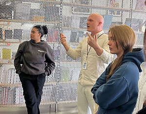 Arts Management students in Museum Visitor Research class at the New Museum in New York City.