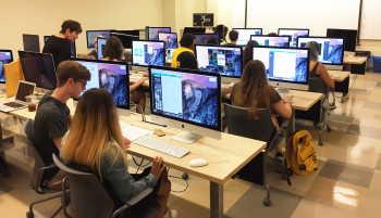 Students in a marketing class