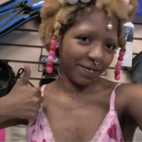 Willow at the dive shop