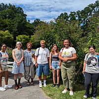 2024-2025 Land Stewardship and Invasive Species interns