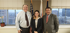 Isabella Wrobel at her Westchester County internship