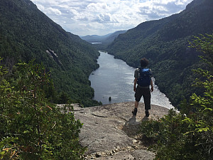 Leo Frampton working in the Adirondacks