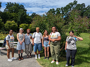 2024-2025 Land Stewardship and Invasive Species interns