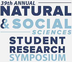 39th Annual Natural and Social Sciences Student Research Symposium logo
