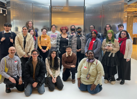 Math and Computer Science Club Visits IBM Research with Associate Professor of New Media and Computer Science Lee Tusman.