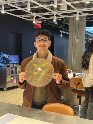 Math and Computer Science Club Visits IBM Research with Associate Professor of New Media and Computer Science Lee Tusman.