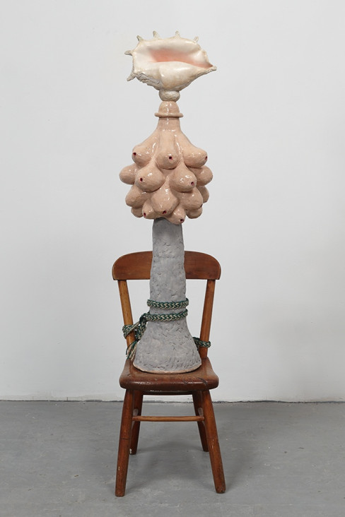 Artemis Dilemma, 2016, ceramic and found objects