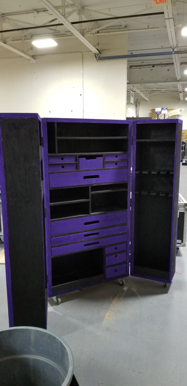 Built to custom size to maximize tool storage in confined area without taking up a larger footpri...