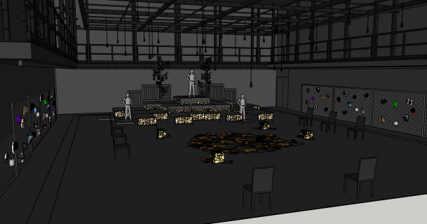 Sketchup Rendering of Purgatorio Wonderland