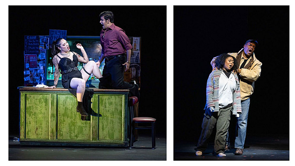 Photos of the Design for Rigoletto at the Santa Fe Opera Apprentice Scenes