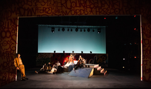 Cyrano de BergeracDirector: Christopher McCann, PSM: Nina Schatell, Scenic Design: Matilyn Tampli...