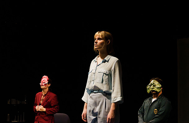 Young Woman in Machinal by Sophie Treadwell, directed by Budi Miller