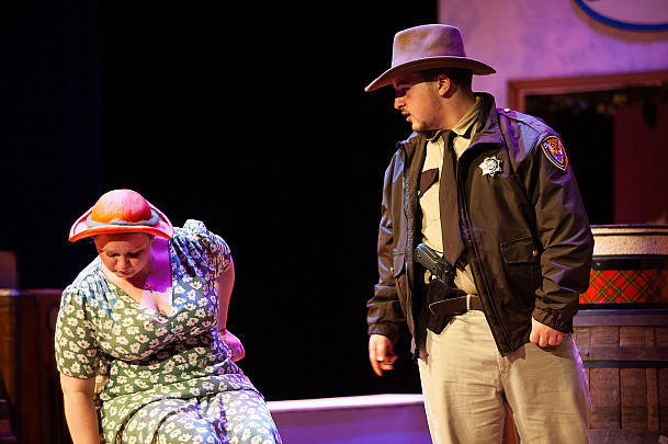 Micah Abrams as Sheriff Talbott in Orpheus Descending