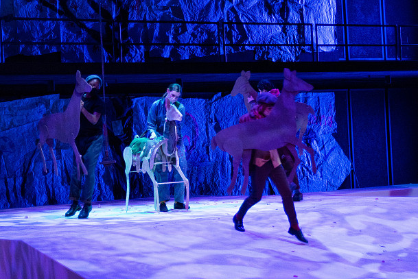 As You Like it Deer Puppets.Director: Grace Castle | Production Stage Manager: Carly Friedman | Scenic Designer: Re...
