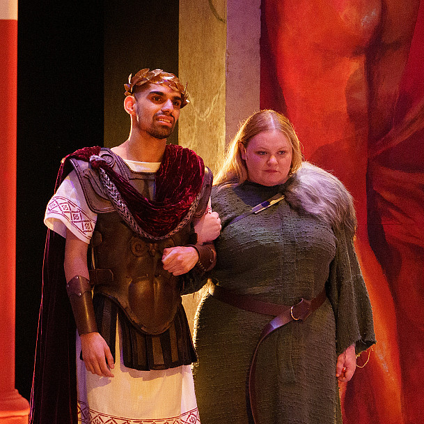 Tamora in Titus Andronicus by William ShakespearePhoto by Matt Otto