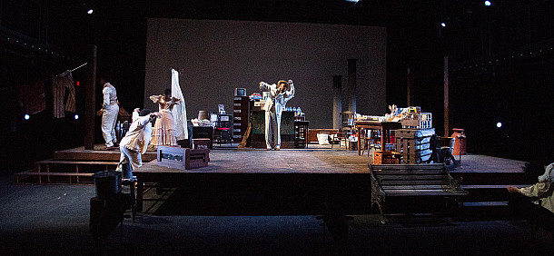 Good Goods - Production Carpenter - Spring 2023 Scenic Design: Charli Burkhardt Lighting Design: Jackie Cabrero Costume Design: Michele R...