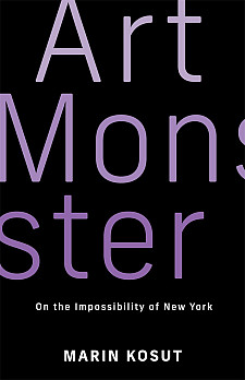 Book Cover of Art Monster in purple writing on black cover