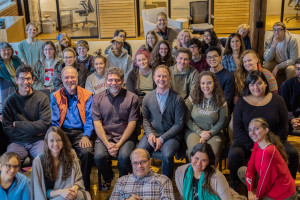 Students attend meditation retreat