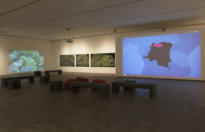 Landed: Surveying New Geographies Installation at the Neuberger Museum of Art