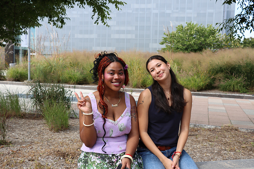 Admissions Ambassadors Trin and Lucia