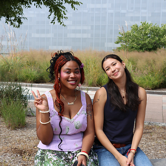 Admissions Ambassadors Trin and Lucia