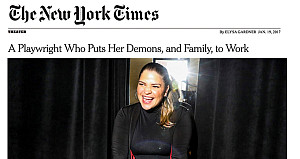 A Playwright Who Puts Her Demons, and Family, to Work  Elysa Gardner