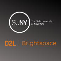 SUNY & D2L Brightspace logos