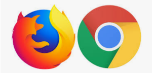 Mozilla Firefox & Google Chrome logos