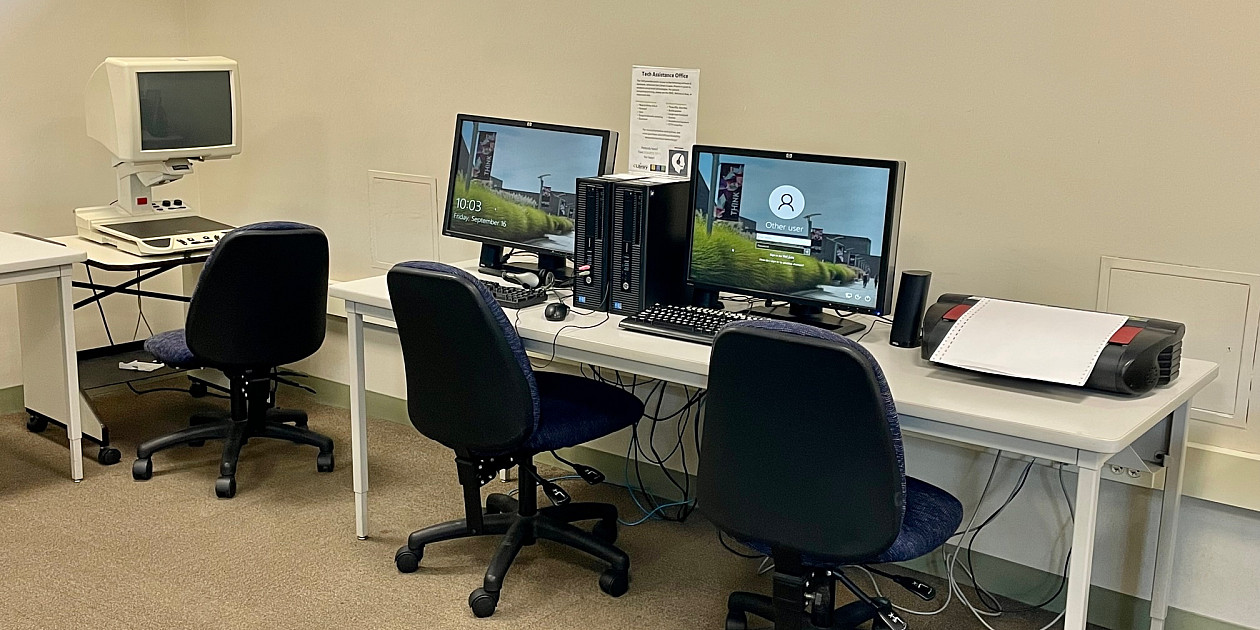 Assistive Technology Lab Now Open in the DMZ • Library • Purchase College