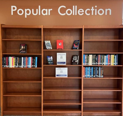 Image of Popular Collection Novel shelves.
