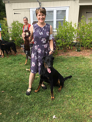 Tina Hardin dog photo