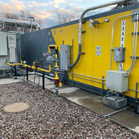 View of New CHP energy storage unit