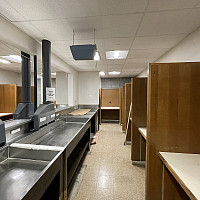 View of the existing darkroom in Visual Arts