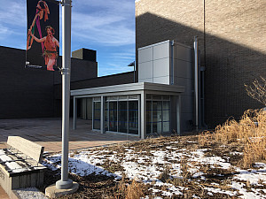 View of PAC Exterior Elevator Enclosure