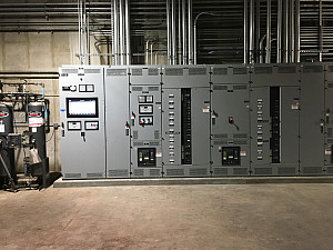 Image of electrical feeder panels.