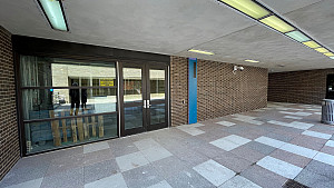 View of the old Bookstore entrance.