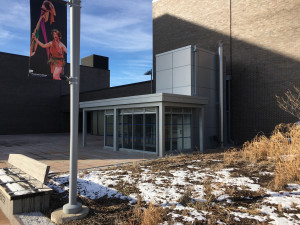 View of PAC Exterior Elevator Enclosure