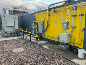 View of New CHP energy storage unit
