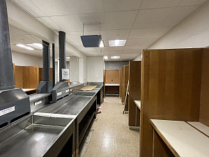 View of the existing darkroom in Visual Arts