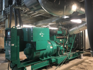 View of New Emergency Generator