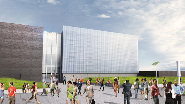 Design rendering of the new CMFT building.