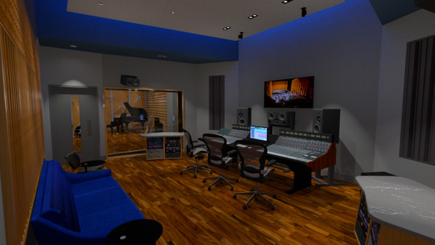 Rendering of proposed control room