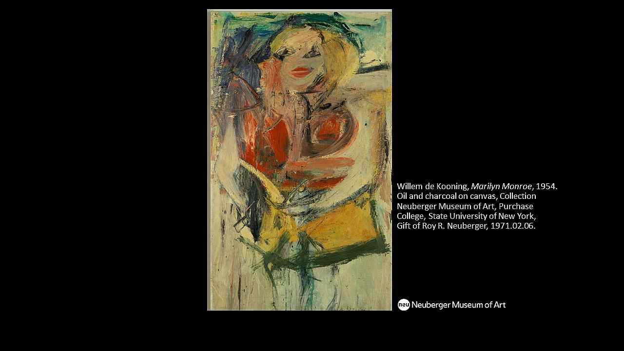 Marilyn Monroe (1954) by Willem de Kooning • Neuberger
