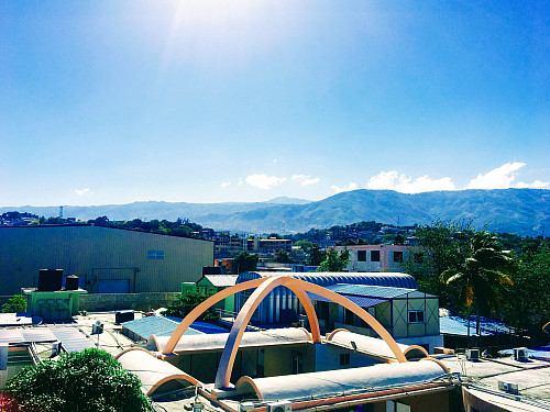 Hospital Bernard Mevs, although situated in the heart of Port au Prince, Haiti is within view of the most beautiful mountains. The sunris...